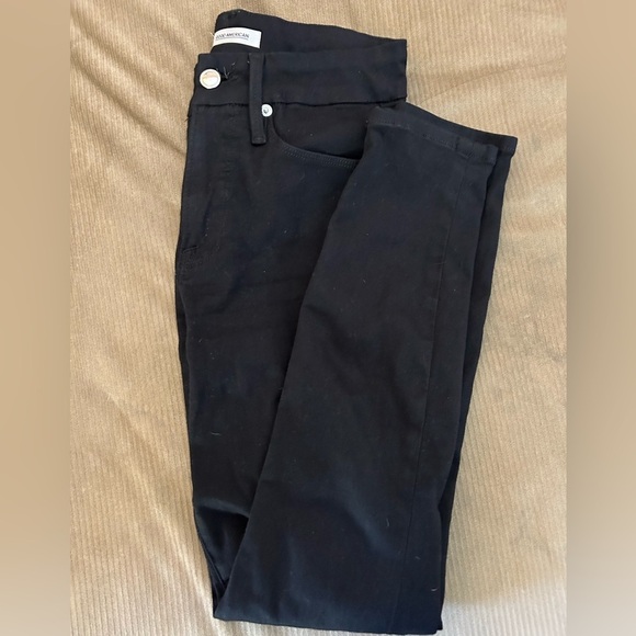 Good American Denim - Good American Good Legs Crop Black Jeans Sz 4/27